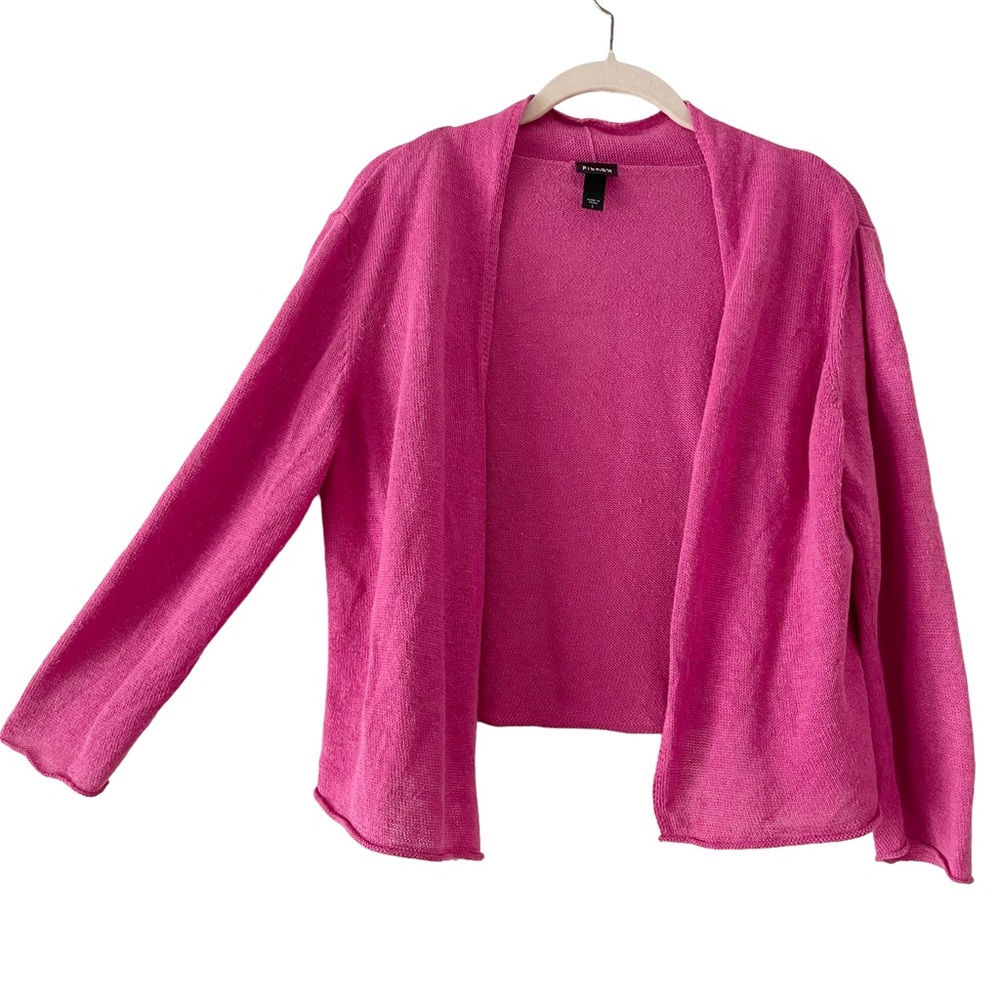 Eileen Fisher Pink Cardigan Sweater